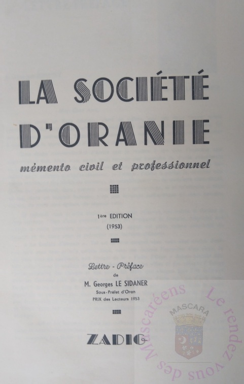 Société d'Oranie